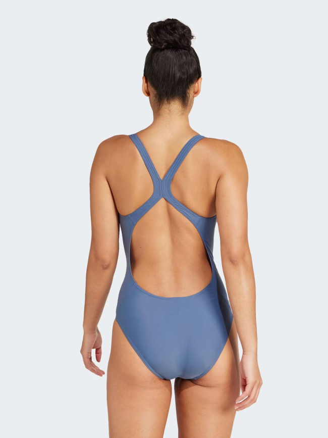 Maillot de bain 3 bars bleu marine femme - Adidas