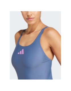 Maillot de bain 3 bars bleu marine femme - Adidas
