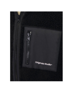 Veste en polaire jorvesterbro noir garçon - Jack & Jones