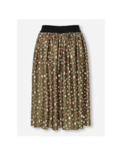 Jupe kogeleme leo aop kaki fille - Only