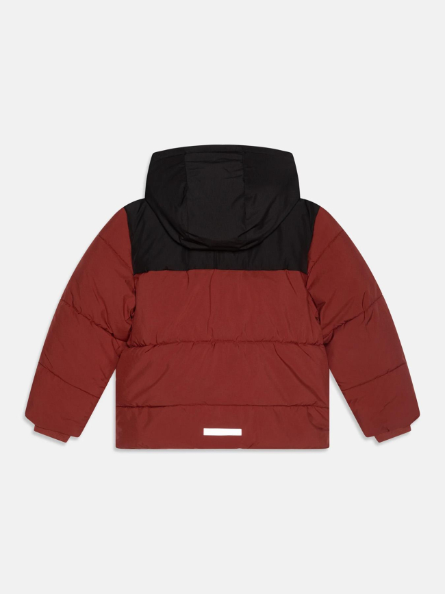 Doudoune morning bordeaux rouge noir enfant - Name It