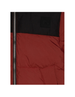 Doudoune morning bordeaux rouge noir enfant - Name It