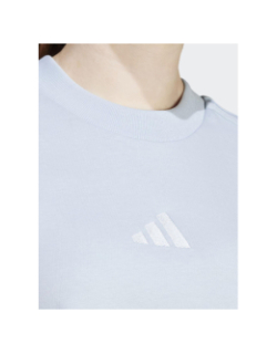 T-shirt crop à manches courtes all szn bleu femme - Adidas