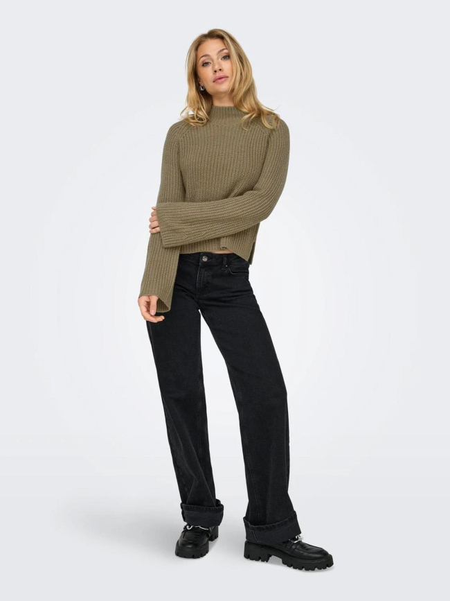 Pull justy tine kaki femme - JDY