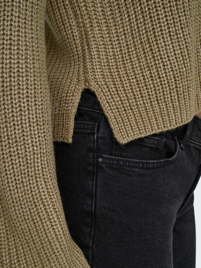 Pull justy tine kaki femme - JDY