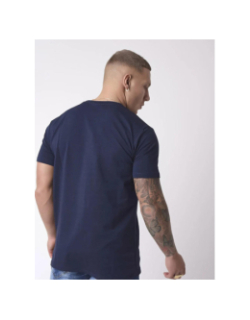 T-shirt logo brodé bleu marine homme - Project X Paris