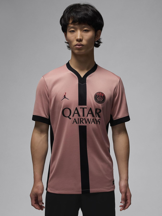 Maillot de football 3eme tenue psg 24/25 rose homme - Nike