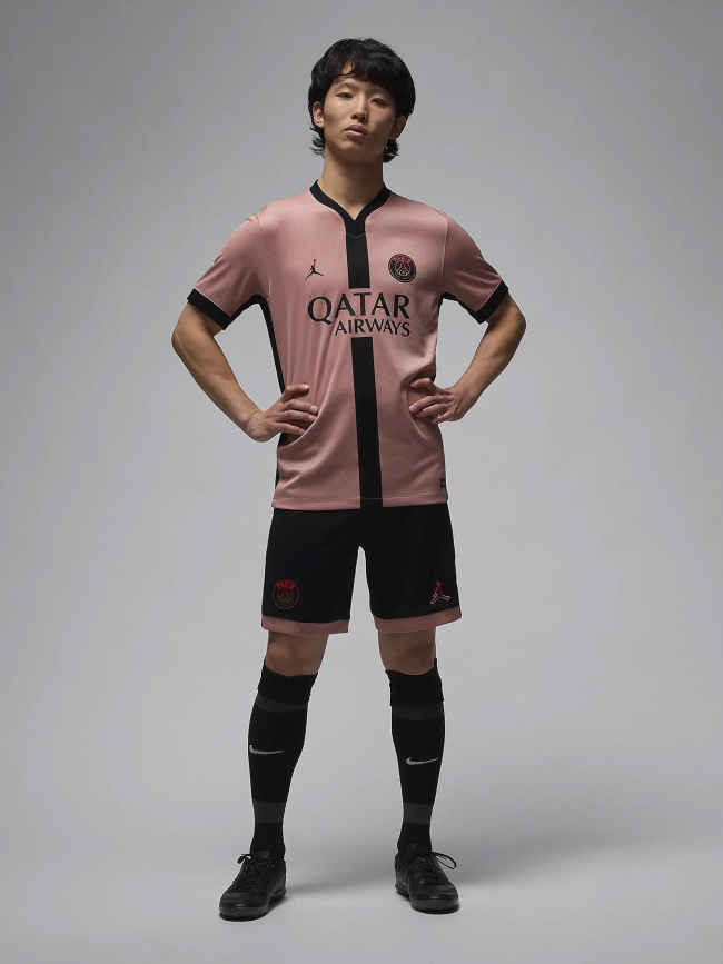 Maillot de football 3eme tenue psg 24/25 rose homme - Nike