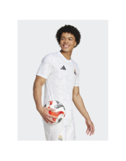 Maillot d'échauffement real madrid 24/25 blanc homme - Adidas
