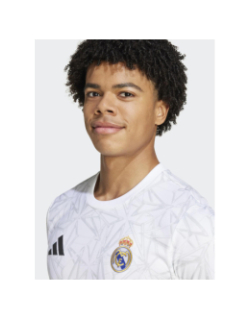 Maillot d'échauffement real madrid 24/25 blanc homme - Adidas