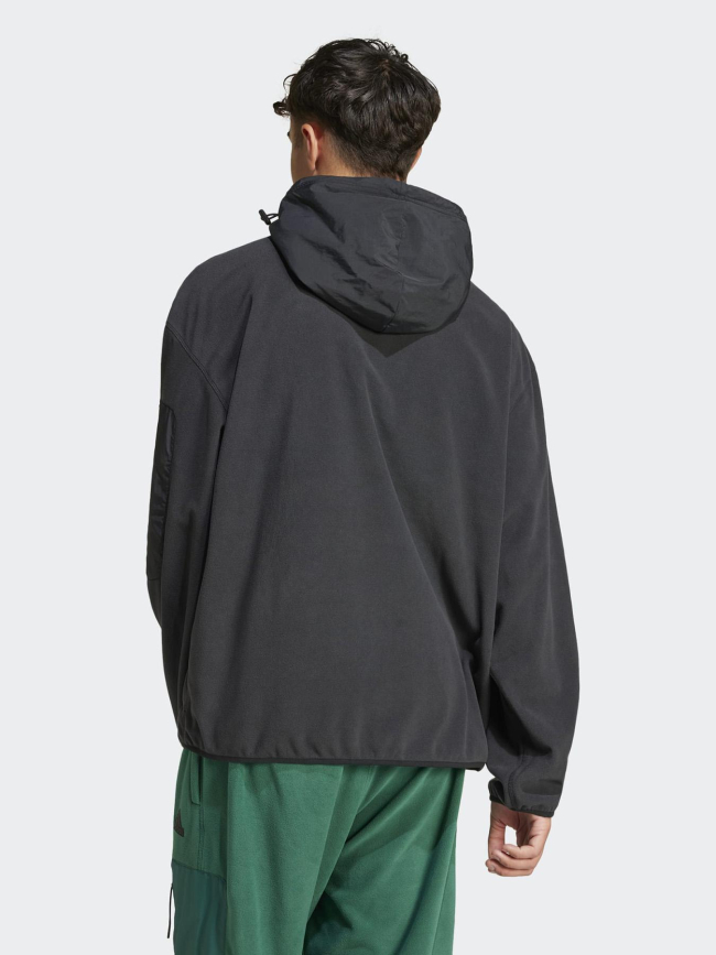 Sweat à capuche polaire city escape noir homme - Adidas
