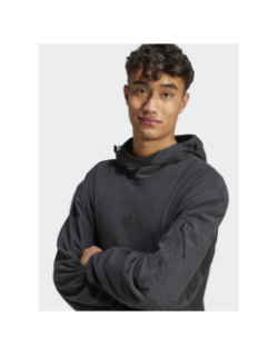 Sweat à capuche polaire city escape noir homme - Adidas