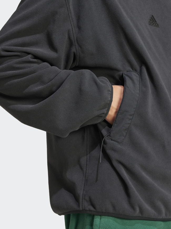 Sweat à capuche polaire city escape noir homme - Adidas