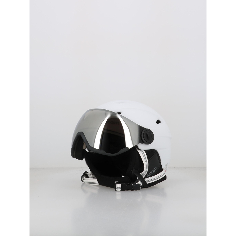 Casque de ski avec masque electron visor blanc - Cairn