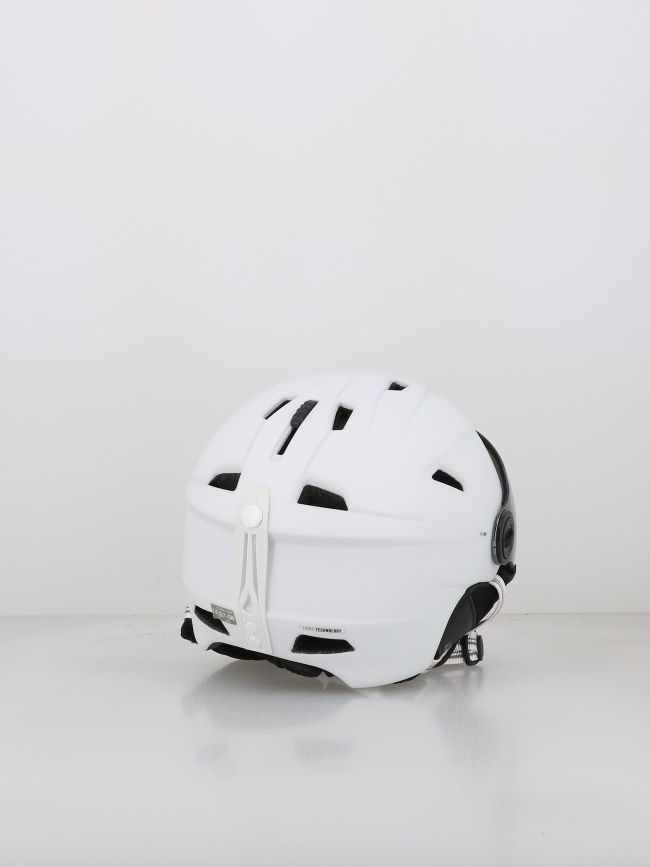 Casque de ski avec masque electron visor blanc - Cairn