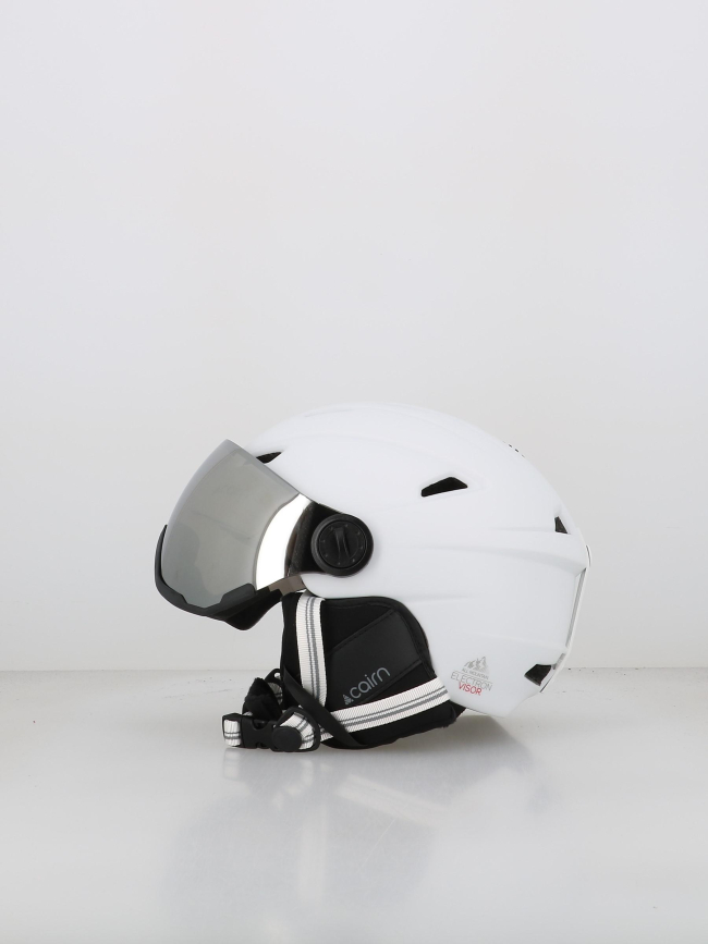 Casque de ski avec masque electron visor blanc - Cairn