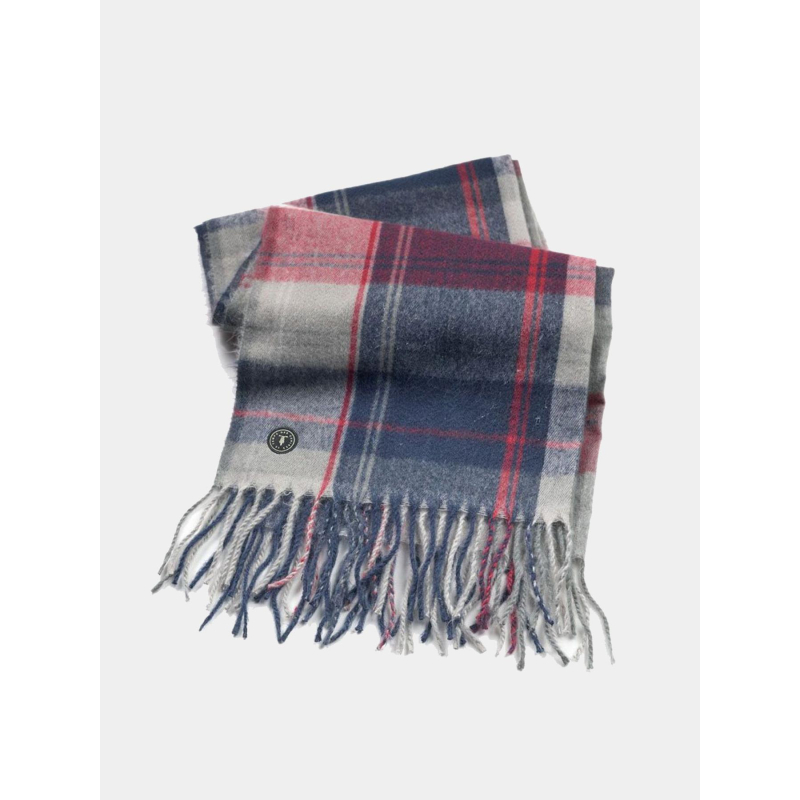 Écharpe ceris fou gris homme - Le Temps Des Cerises