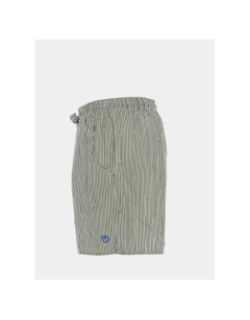 Short de bain rayé pearl kaki homme - Benson & Cherry