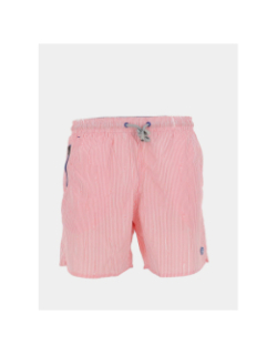 Short de bain rayé pearl rose homme - Benson & Cherry