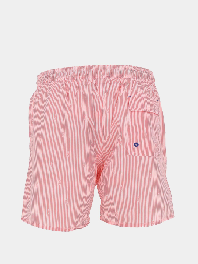 Short de bain rayé pearl rose homme - Benson & Cherry