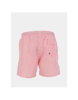 Short de bain rayé pearl rose homme - Benson & Cherry