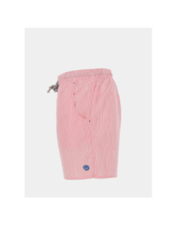 Short de bain rayé pearl rose homme - Benson & Cherry
