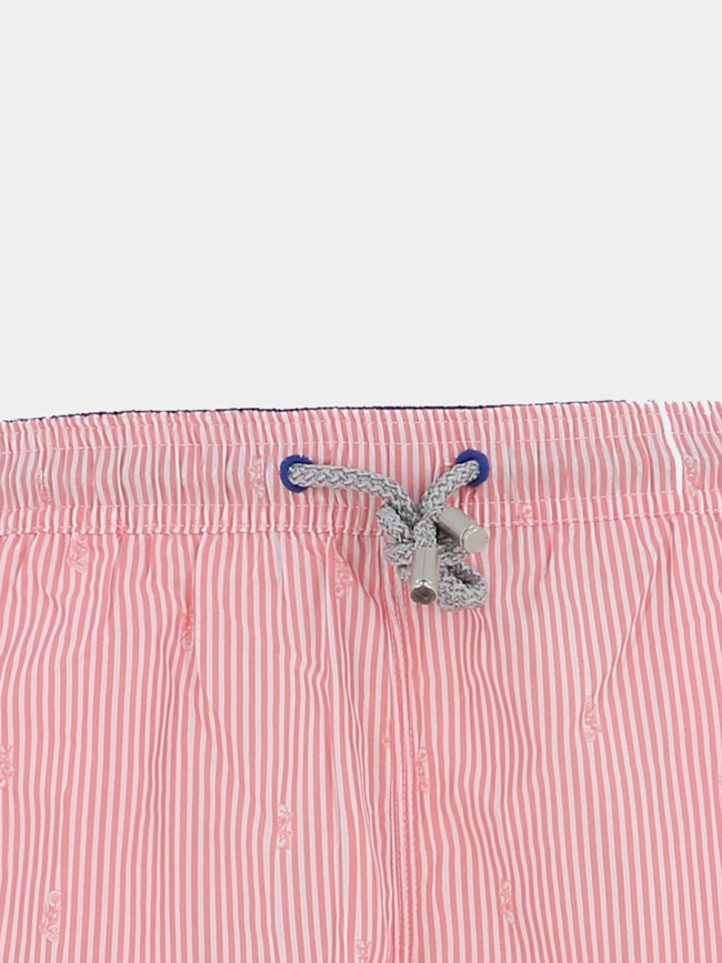 Short de bain rayé pearl rose homme - Benson & Cherry