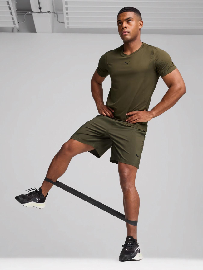 Short de sport train blas vert homme - Puma
