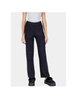 Pantalon large en maille saba noir femme - Vero Moda