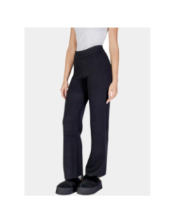 Pantalon large en maille saba noir femme - Vero Moda