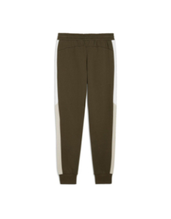 Pantalon de jogging power colorblock kaki homme - Puma