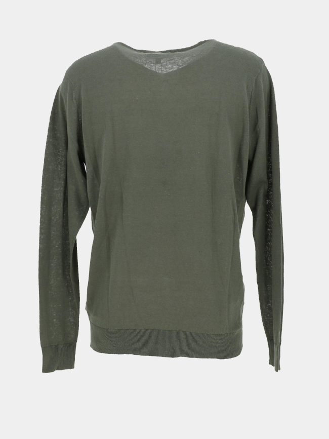 Pull fin en lin feoda kaki homme - Benson & Cherry