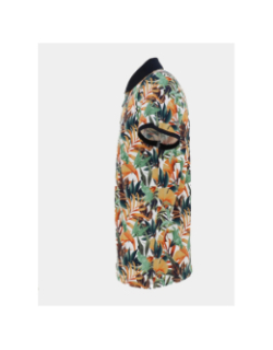 Polo imprimé getoffel vert orange homme - Benson & Cherry