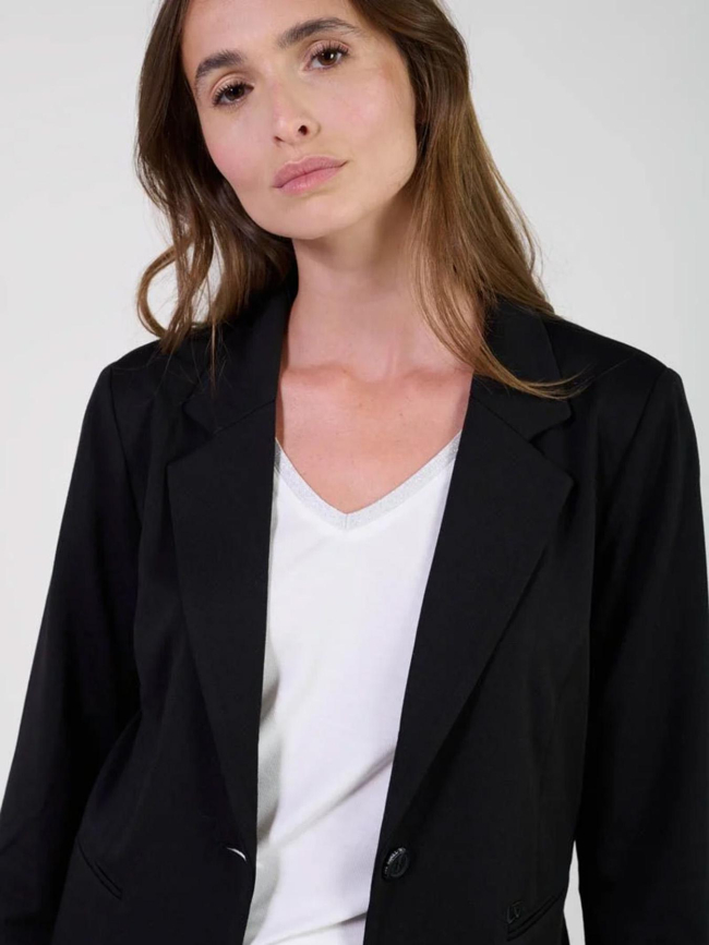 Veste blazer oscar noir femme - Le Temps Des Cerises