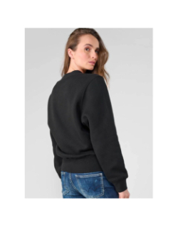 Sweat paolo brillant noir femme - Le Temps Des Cerises