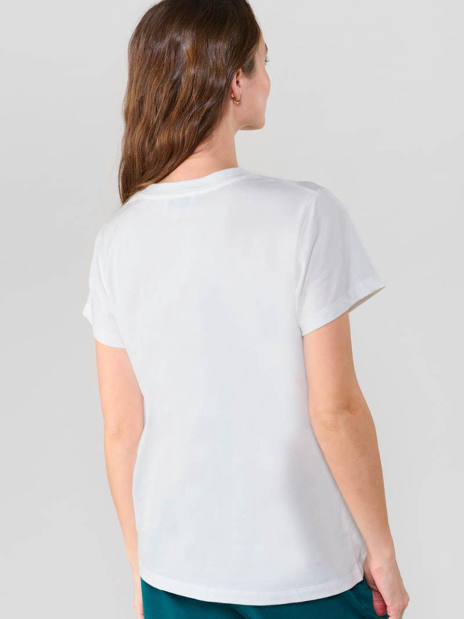 T-shirt taolo imprimé blanc femme - Le Temps Des Cerises