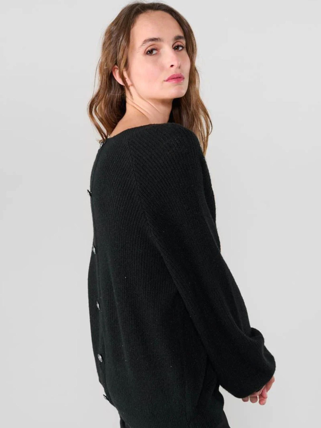 Pull boki noir femme - Le Temps Des Cerises