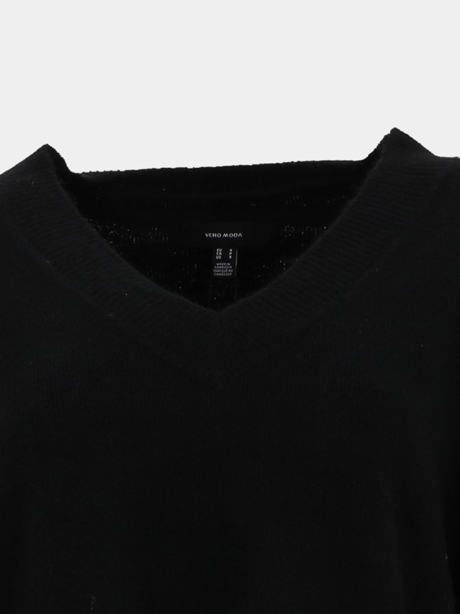 Pull col v jupiter noir femme - Vero Moda