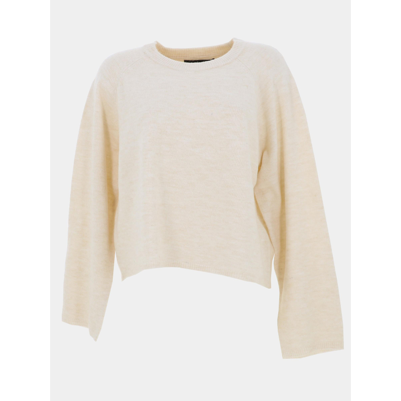 Pull col rond vmjupiter beige femme - Vero Moda