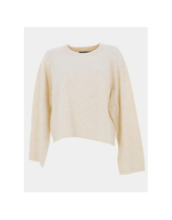Pull col rond vmjupiter beige femme - Vero Moda