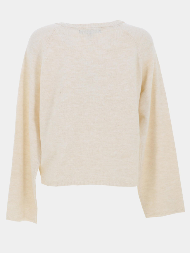 Pull col rond vmjupiter beige femme - Vero Moda