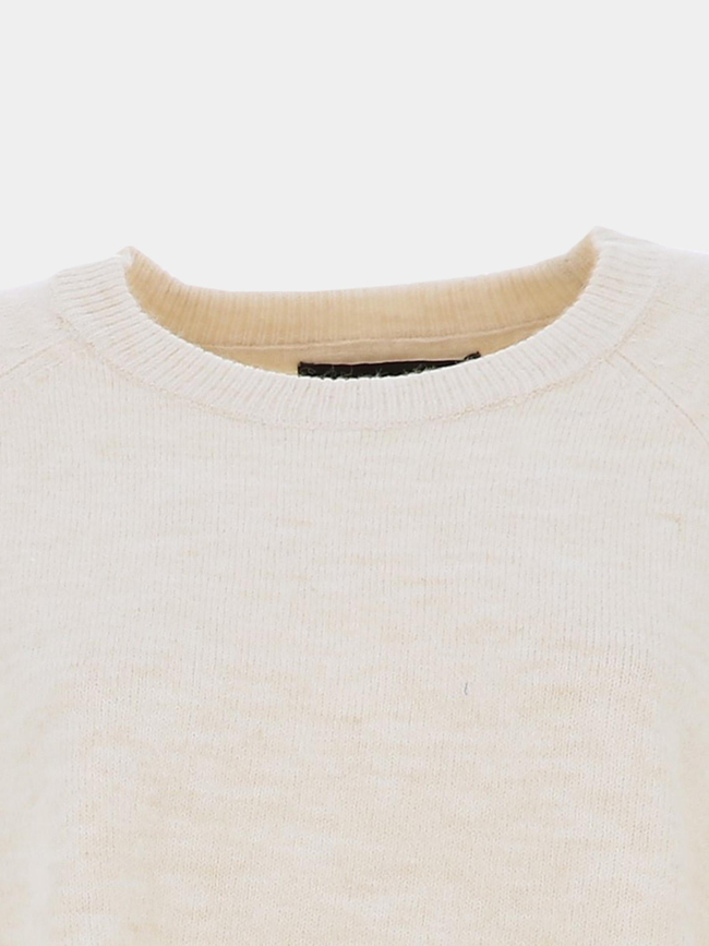 Pull col rond vmjupiter beige femme - Vero Moda