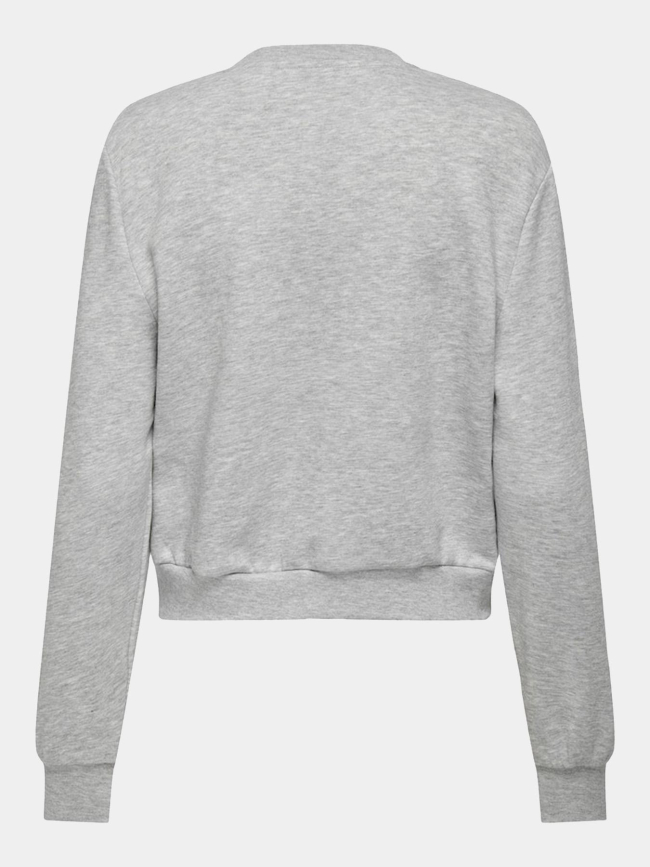 Sweat xmas onlnora gris femme - Only