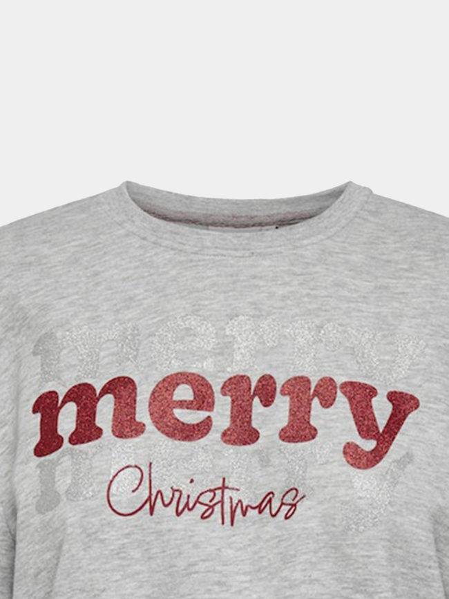 Sweat xmas onlnora gris femme - Only