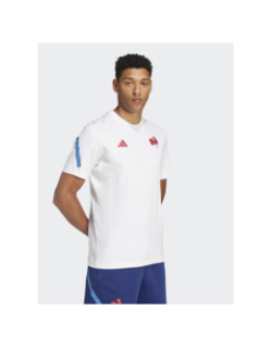 T-shirt à manches courtes travel ffr 24/25 blanc homme - Adidas