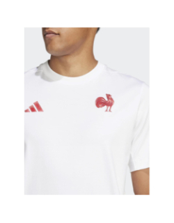 T-shirt à manches courtes travel ffr 24/25 blanc homme - Adidas