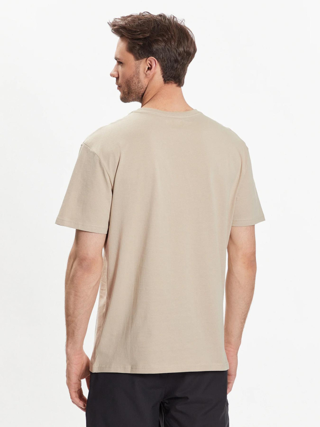 T-shirt à manches courtes csc basic logo beige homme - Columbia