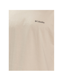 T-shirt à manches courtes csc basic logo beige homme - Columbia