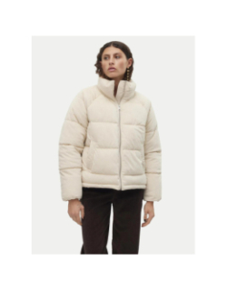 Doudoune velours debbie sofia beige femme - Vero Moda