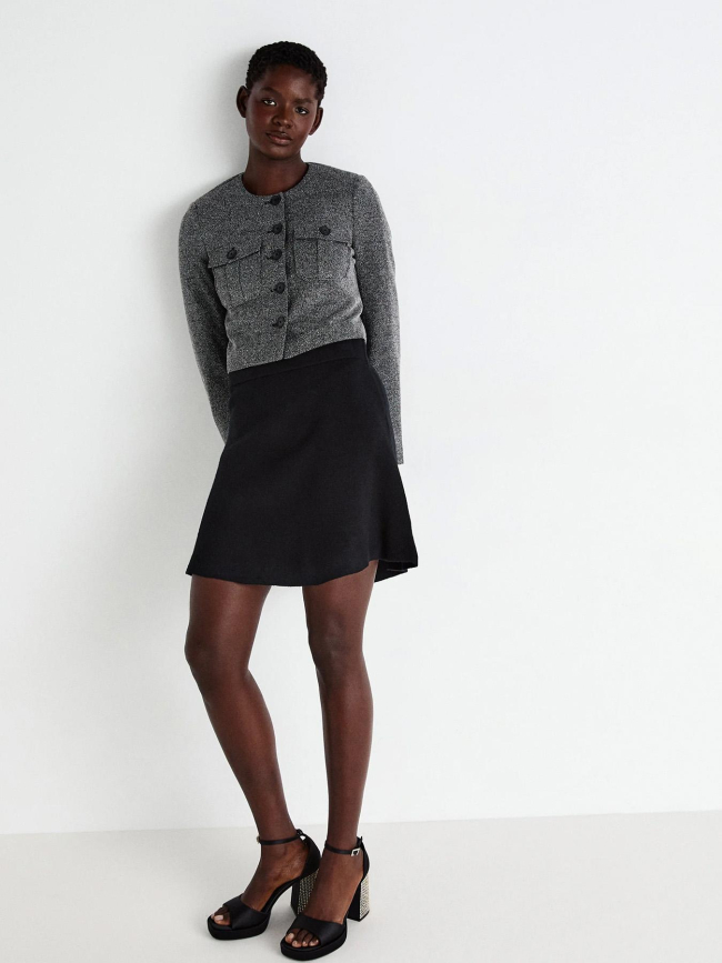 Jupe gold skater noir femme - Vero Moda